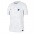 Francja Karim Benzema #19 Koszulka Wyjazdowych MŚ 2022 Krótki Rękaw